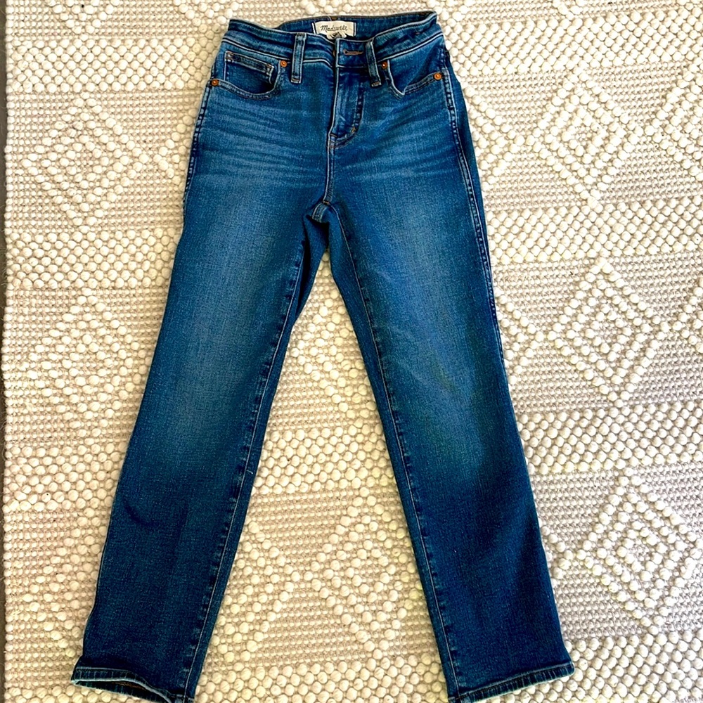 Madewell curvy stovepipe jeans